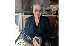 Chantal Rouleau, Minister responsible for Social Solidarity and Community Action, during her interview (February 10, 2025). Photo: Mélissa Gélinas