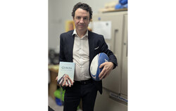 Didier Périès, auteur du roman Guelta : Du Sahel au rugby, au Bulletin d’Aylmer (22 mai 2025). Photo : Mélissa Gélinas