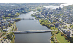 Gatineau residents are being asked to take part in a public consultation on the proposed Eastern Bridge, a major infrastructure project that aims to ease cross-river traffic and improve safety by providing a new interprovincial link between Gatineau and Ottawa. Photo: Courtesy of the NCC