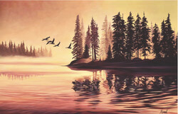 A new exhibition by the Collectif des artistes en arts visuels de Gatineau, opening August 27 at Espace Pierre-Debain, features works exploring the power and fragility of nature, led by artist Hélène Girard, whose evocative piece Comme un rêve (acrylic on canvas, 2023) was selected as the face of the exhibition. Photo: Courtesy