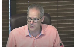 During the August 20 executive committee meeting, president Steve Moran oversaw approvals on neighbourhood traffic changes, event logistics, advanced rail- and utility agreements, and the failed arena-refrigeration tender. Photo: Screenshot of the August 20 executive committee meeting