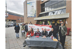 Organizers of the mobilization that took place on October 22 in front of Gatineau city hall. Photo: Courtesy