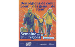 Affiche de la Semaine des régions (SDR) 2026 (28 janvier 2026). Photo : Gracieuseté de Place aux jeunes Vallée-de-la-Gatineau