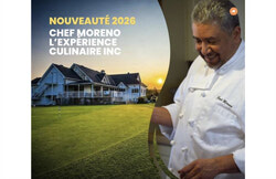 Affiche du chef Moreno et du « Resto du Golf » du Club de golf de Buckingham (2 mars 2026). Photo : gracieuseté de Chef Moreno