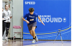 Jean-Clément Vachon lors d’une épreuve de qualification du Camp des recrues RBC, le 11 avril dernier, à Ottawa. Crédit photo : Fabrice Ahadi