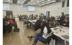 Presentation of the Grouping of Community Mental Health Organizations in Outaouais, during the day of reflection on mental health at UQO (October 24, 2024). Photo: Courtesy