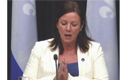 The Special Commission on the Impact of Screens and Social Networks on the Health and Development of Young People, chaired by MNA Amélie Dionne, alongside MNAs Enrico Ciccone, Alexandre Leduc, and Pascal Bérubé, begins its public consultation and expert hearings to address concerns about screen time and youth health in Quebec. Photo: Screenshot from press conference on CPAC